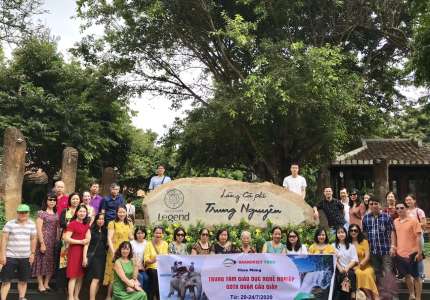 Trung Tâm Giáo Dục Nghề Nghiệp GDTX Quận Cầu Giấy du lịch Tây Nguyên hè 2020