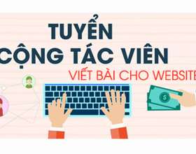 Tuyển 05 Cộng Tác Viên nội dung website