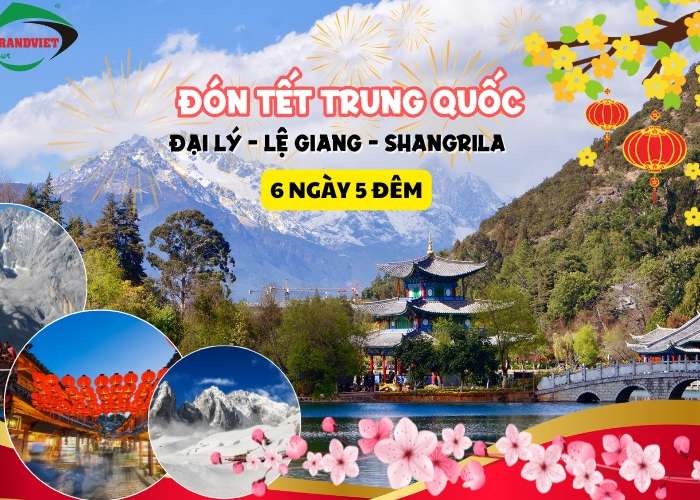 Tour Du Lịch Đại Lý - Lệ Giang - Shangrila 6 Ngày 5 Đêm Tết  (Bay Thẳng Hà Nội - Lệ Giang Bamboo Airways)