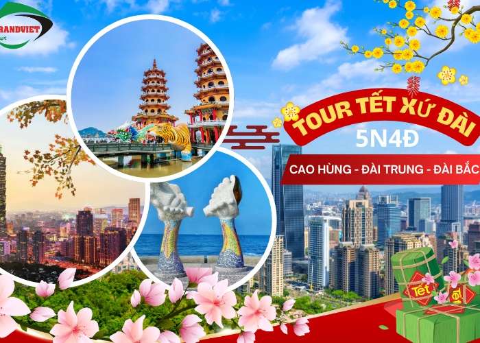 Du Lịch Đài Loan 5 Ngày 4 Đêm Tết Âm Lịch Từ Hà Nội (Bay Vietjet Air)