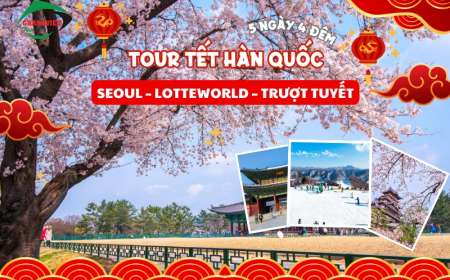 Du Lịch Hàn Quốc 5 Ngày Tết Âm  Seoul – Lotteworld – Trượt Tuyết