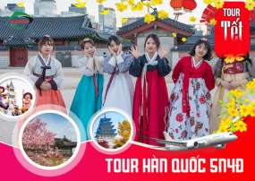 Tour Trượt Tuyết Hàn Quốc 5 Ngày 4 Đêm Tết 2025 (Bay Vietjet Air)