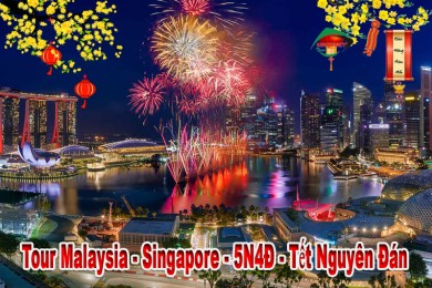 Tour Du Lịch  Malaysia - Singapore 5 Ngày 4 Đêm Tết Nguyên Đán 2024 (Bay AirAsia + Vietjet Air)