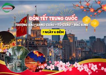 Tour Thượng Hải - Hàng Châu - Tô Châu - Bắc Kinh 7 Ngày 6 Đêm Tết  (Bay Vietnam Airlines)