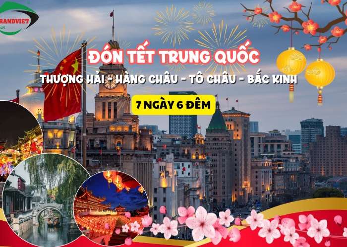 Tour Thượng Hải - Hàng Châu - Tô Châu - Bắc Kinh 7 Ngày 6 Đêm Tết  (Bay Vietnam Airlines)