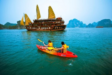 Tour Hạ Long - Đảo Cát Bà 3 ngày 2 đêm bằng tàu Golden Lotus Garden