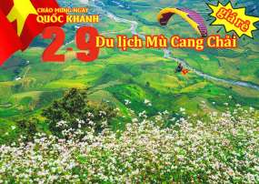 Tour Mù Cang Chải – Tú Lệ - Khau Phạ - Bảo Hà 2 Ngày Lễ 2/9