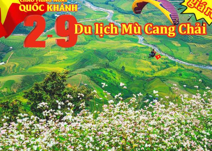 Tour Mù Cang Chải – Tú Lệ - Khau Phạ - Bảo Hà 2 Ngày Lễ 2/9