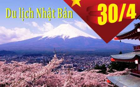 Du Lịch Nhật Bản 6 Ngày 5 Đêm Dịp Lễ 30/4-1/5 (Bay Vietnam Airline)