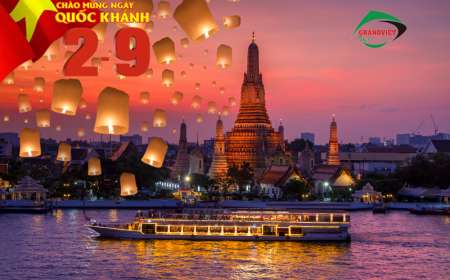 Tou Du Lịch Thái Lan 5 Ngày 4 Đêm 2/9 (Bay Vietnam Airlines)