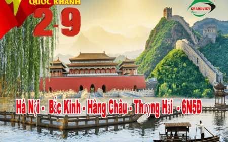 Tour Bắc Kinh - Hàng Châu - Thượng Hải 6 Ngày 5 Đêm 2/9 (Bay Vietnam Airlines)